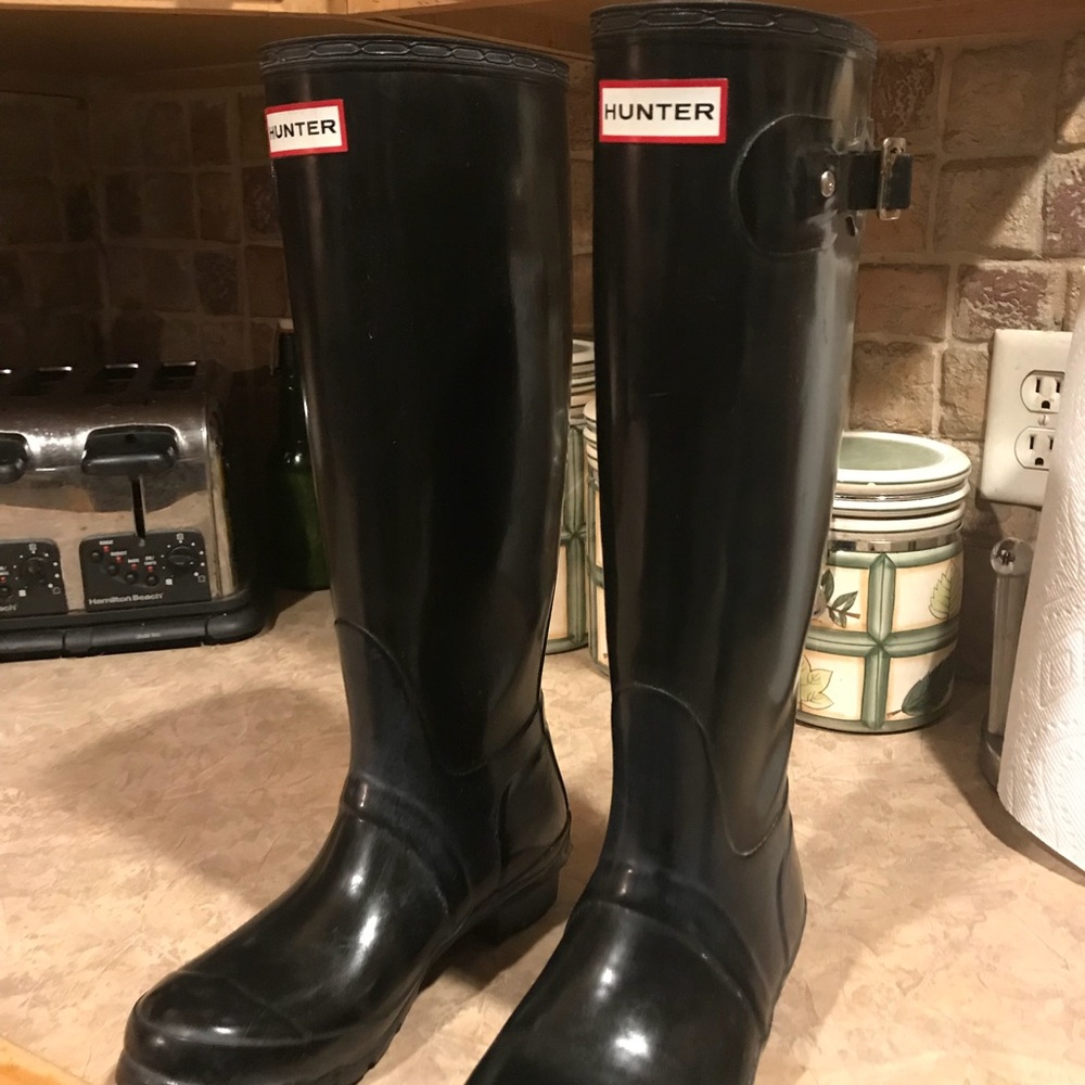 Hunter Rain Boots, gently used - Picture 3 of 5